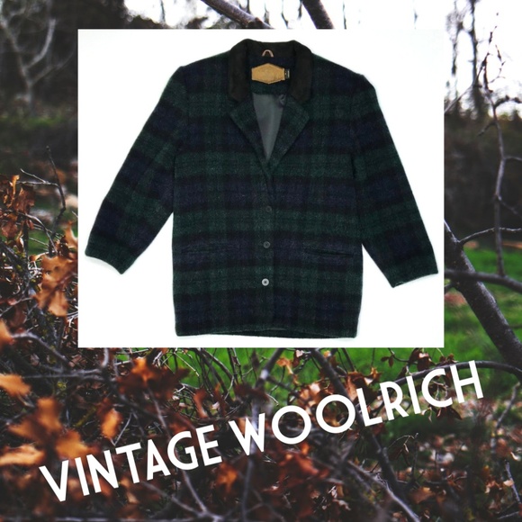 Woolrich Jackets & Blazers - Vintage Small Woolrich Plaid Wool Coat